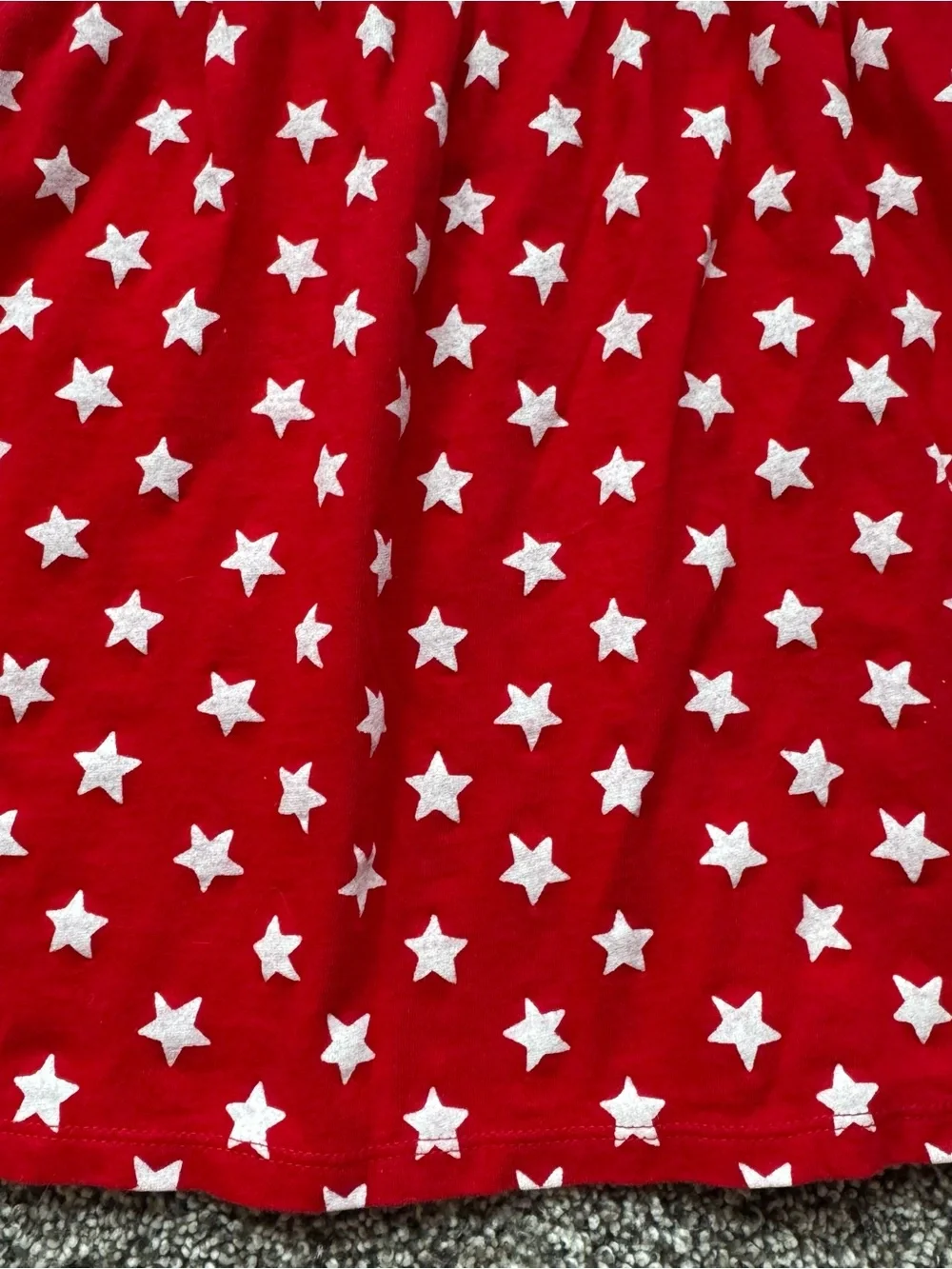 Old Navy Red Dress with White Star Print